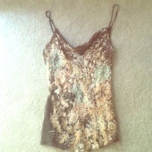 Tahari silk cami sz  s/p
